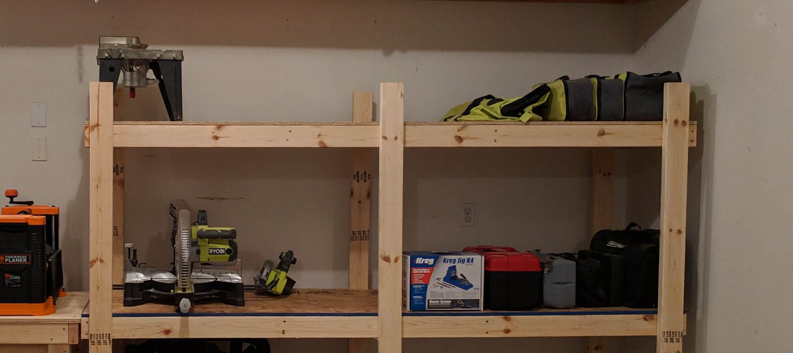 Basic Garage Shelving